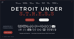 Desktop Screenshot of detroitunderstress.com